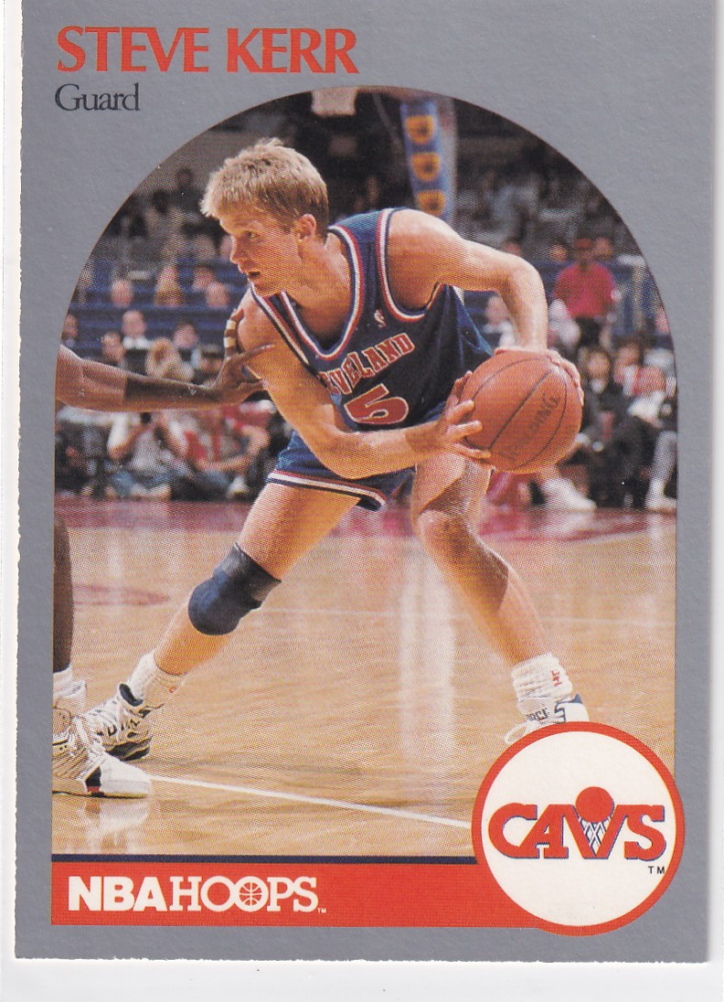 1990 HOOPS #75 STEVE KERR- CLEVELAND CAVALIERS - Sportsamerica